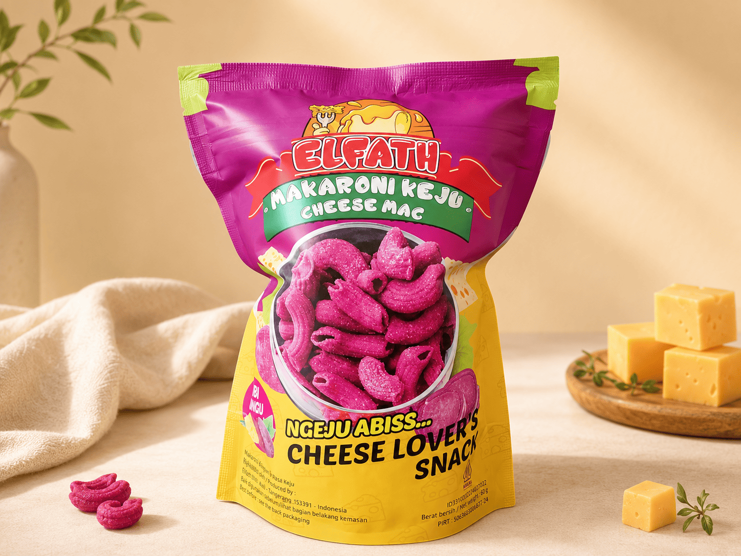 Elfath Makej Ubi ungu Kecil 50 gram