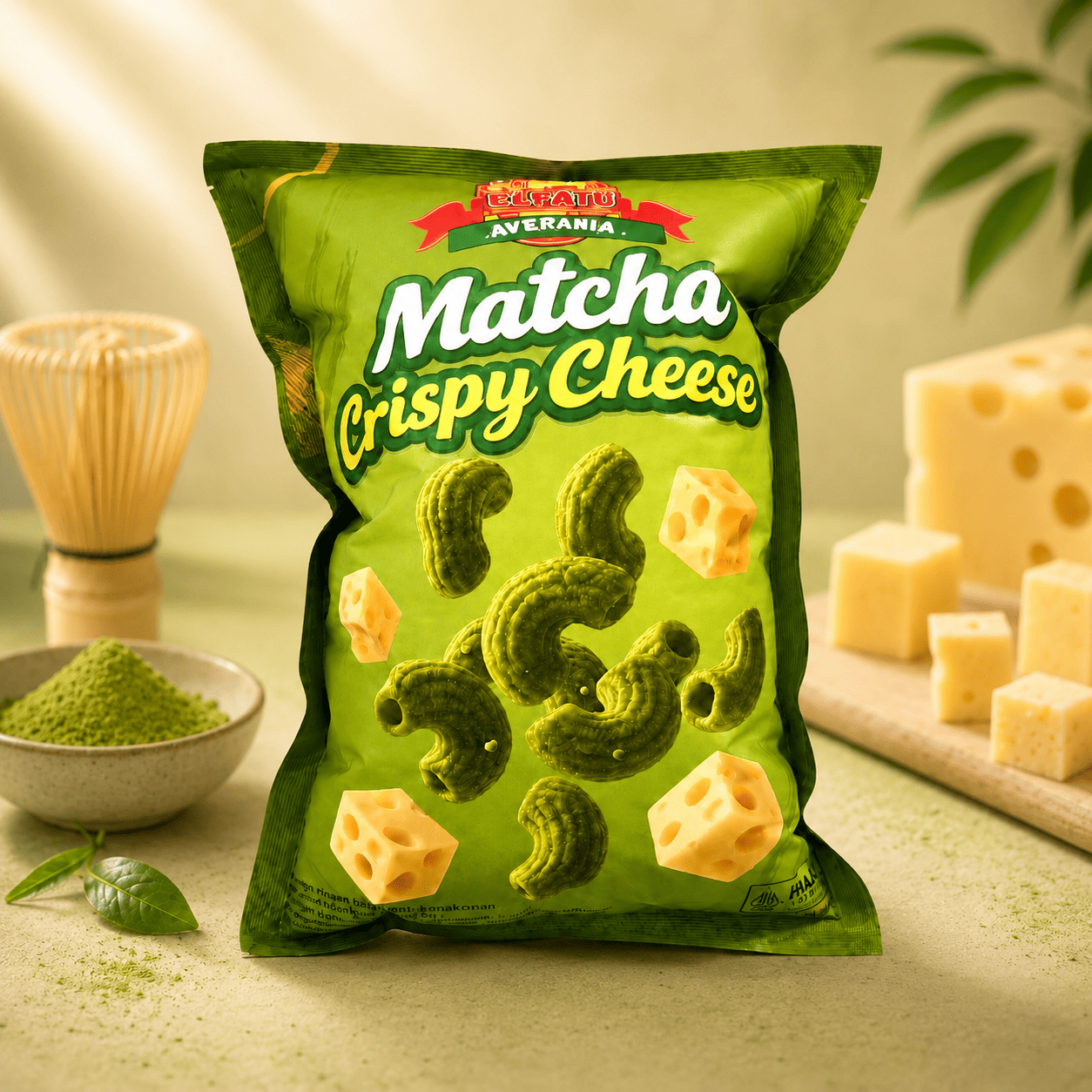 Elfath Makaroni Keju 150 gr MATCHA